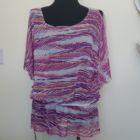 Apt. 9 Tops - APT.9 Sheet Blouse with banding Size 1x